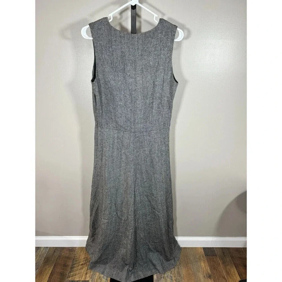 Woman’s VTG Eddie Bauer Maxi Dress Size M BLACK AND WHITE - Picture 4 of 7